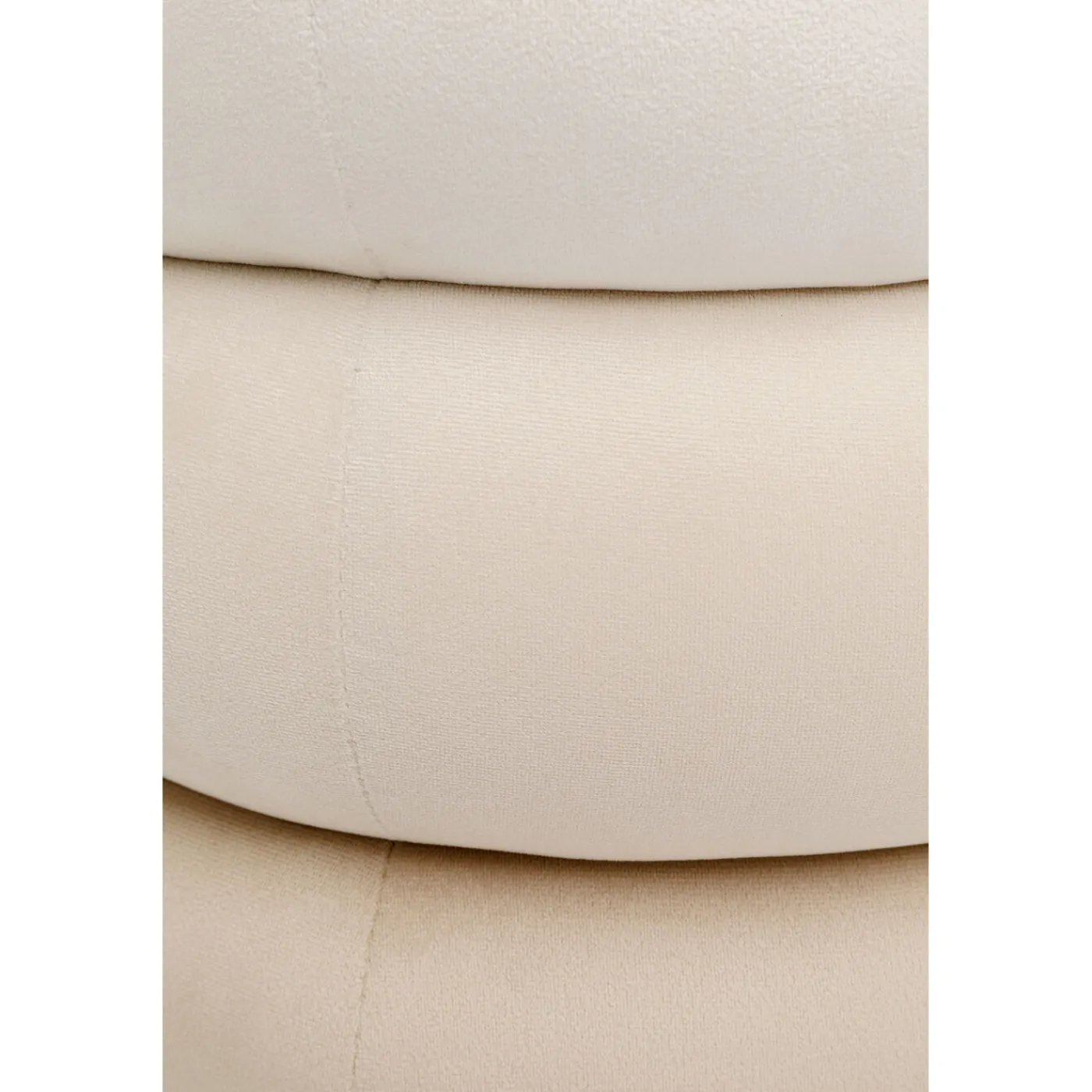 KARE Design Tabouret Sandwich Creme O45Cm