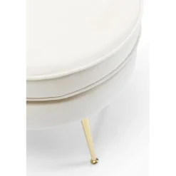 KARE Design Tabouret Water Lily Beige O50Cm