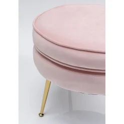 KARE Design Tabouret Water Lily Dore Rose O50Cm