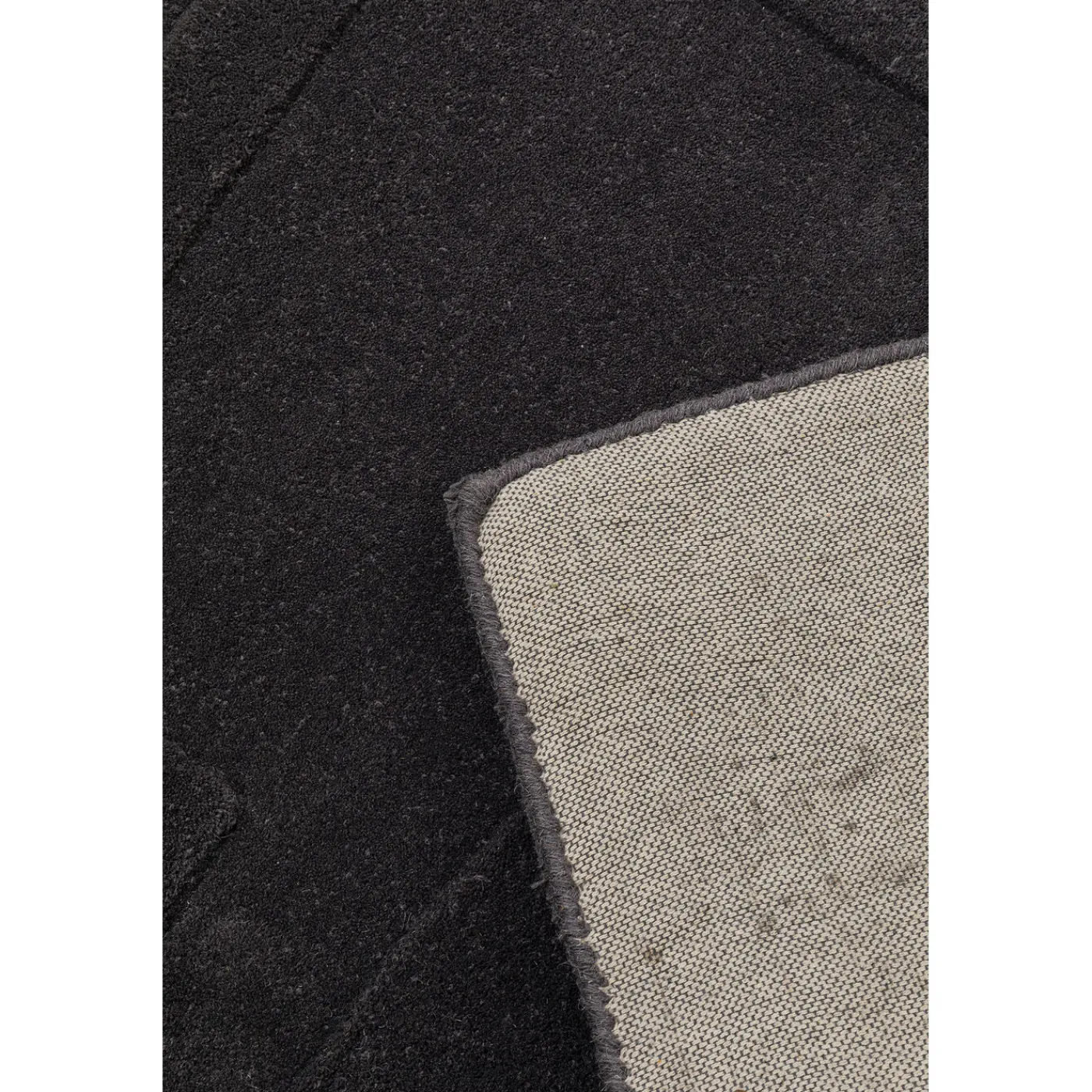 KARE Design Tapis Conor Anthracite 170X240Cm