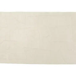 KARE Design Tapis Conor Blanc Casse 170X240Cm