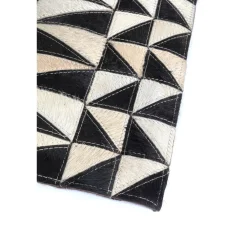 KARE Design Tapis En Cuir Zigzag 170X240Cm