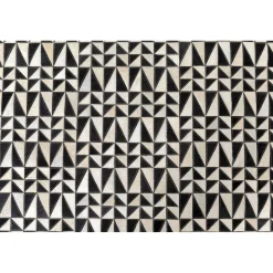 KARE Design Tapis En Cuir Zigzag 170X240Cm
