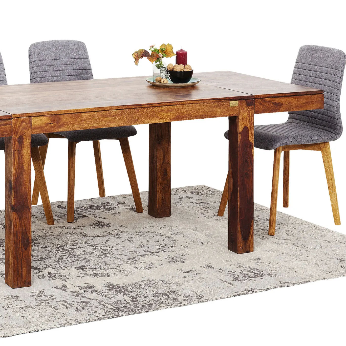 KARE Design Tapis Kelim Pop Gris 200X300Cm