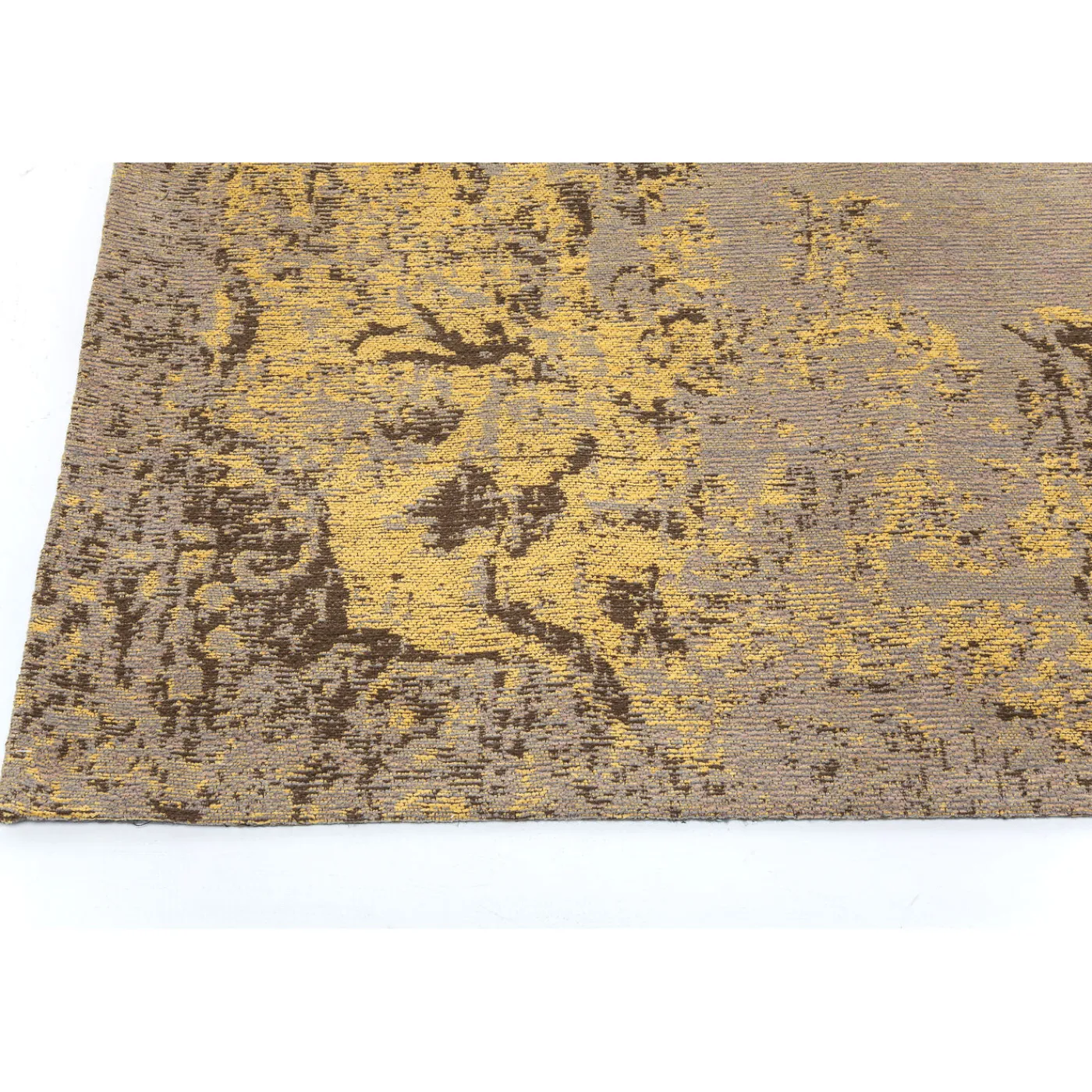 KARE Design Tapis Kelim Pop Jaune 170X240Cm