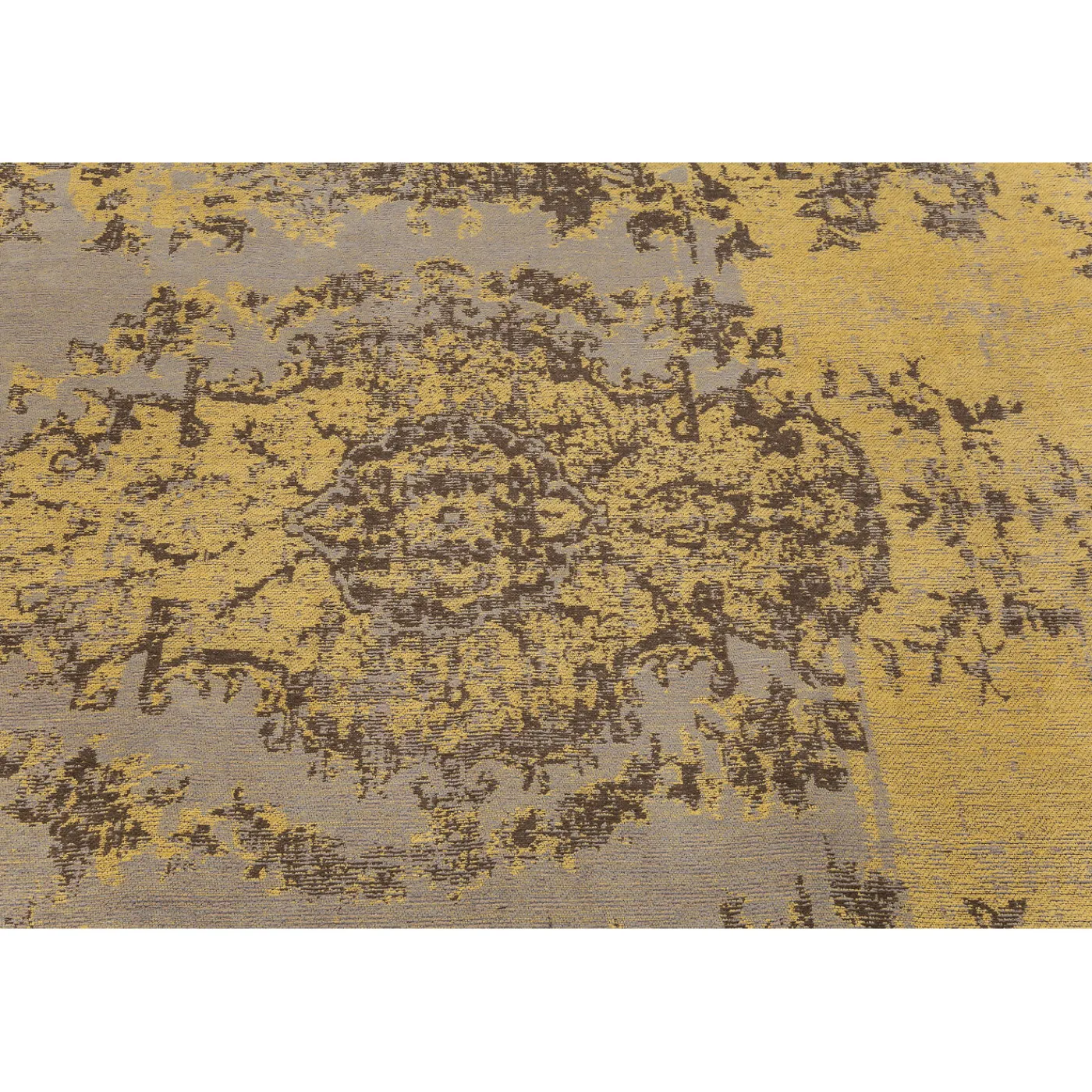 KARE Design Tapis Kelim Pop Jaune 170X240Cm