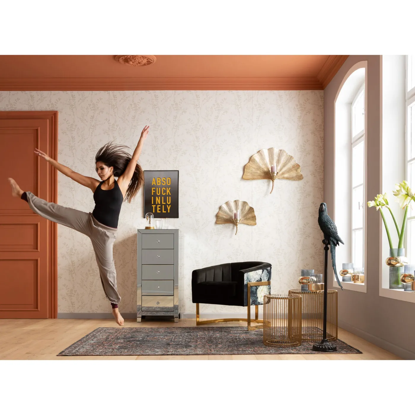 KARE Design Tapis Kelim Pop Rockstar 170X240Cm