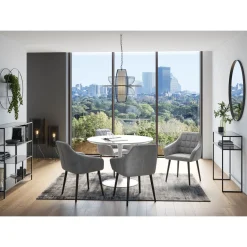 KARE Design Tapis Runway Gris 200X300Cm