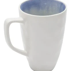 KARE Design Tasse Crackle Bleu & Blanc
