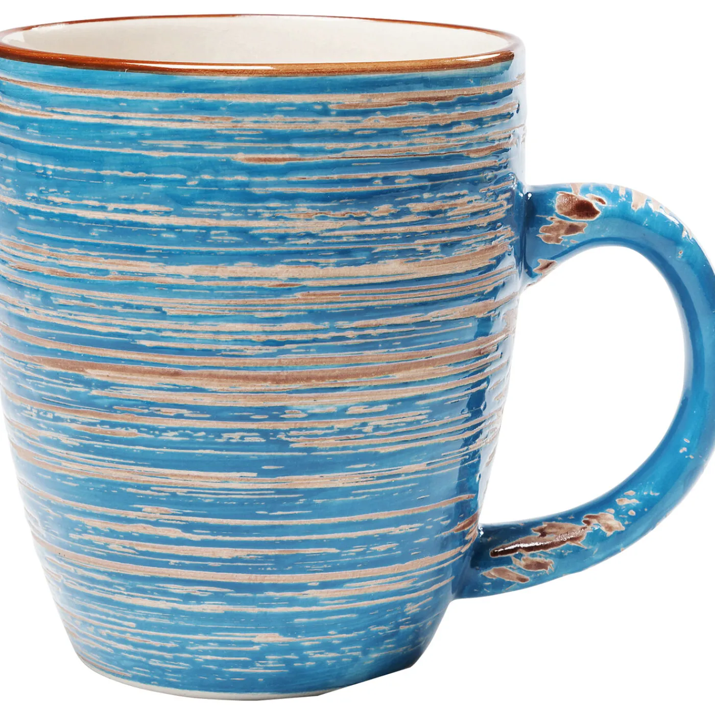 KARE Design Tasse Swirl Bleu