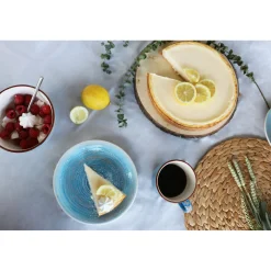 KARE Design Tasse Swirl Bleu