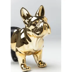 KARE Design Tirelire Bulldog Dore-Noir