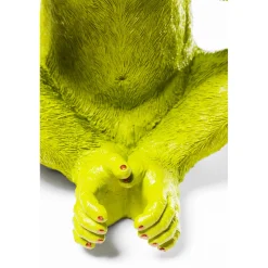 KARE Design Tirelire Monkey Iwazaru Citron Vert