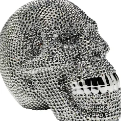 KARE Design Tirelire Skull Crystal Argentee