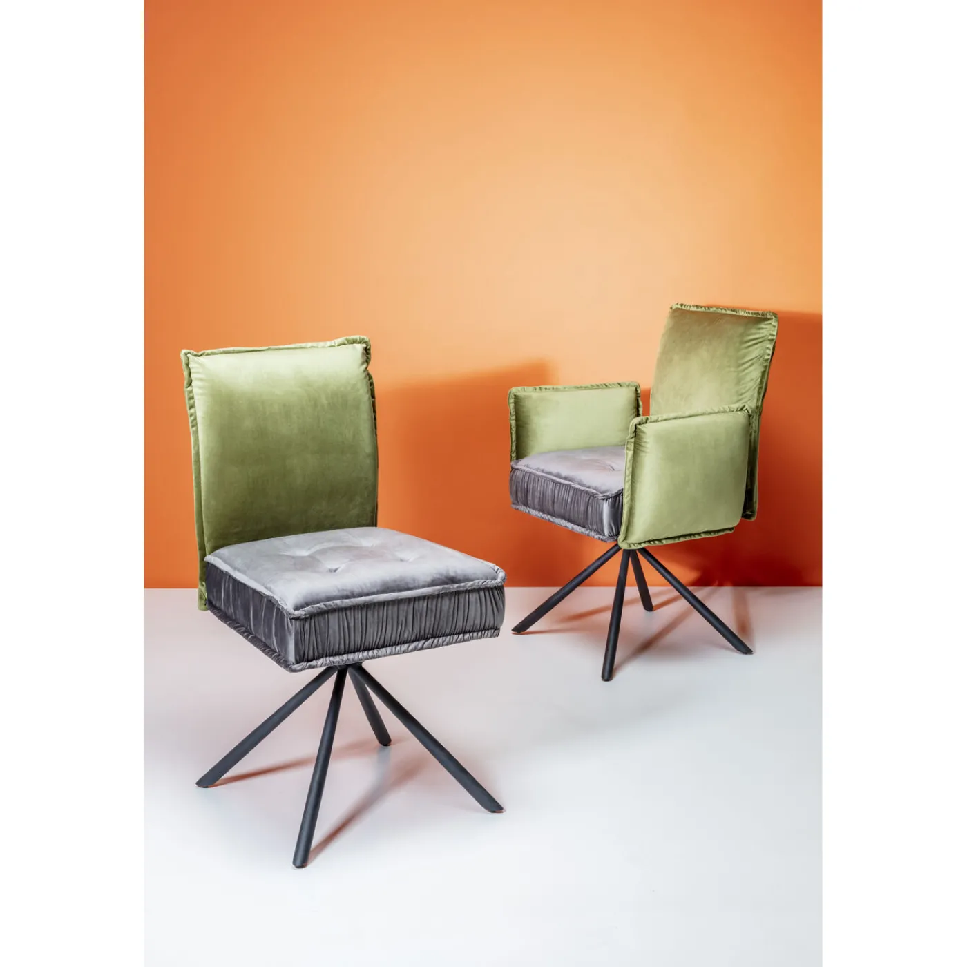 KARE Design Tourne Chaise A. Acc. Chelsea.Vert