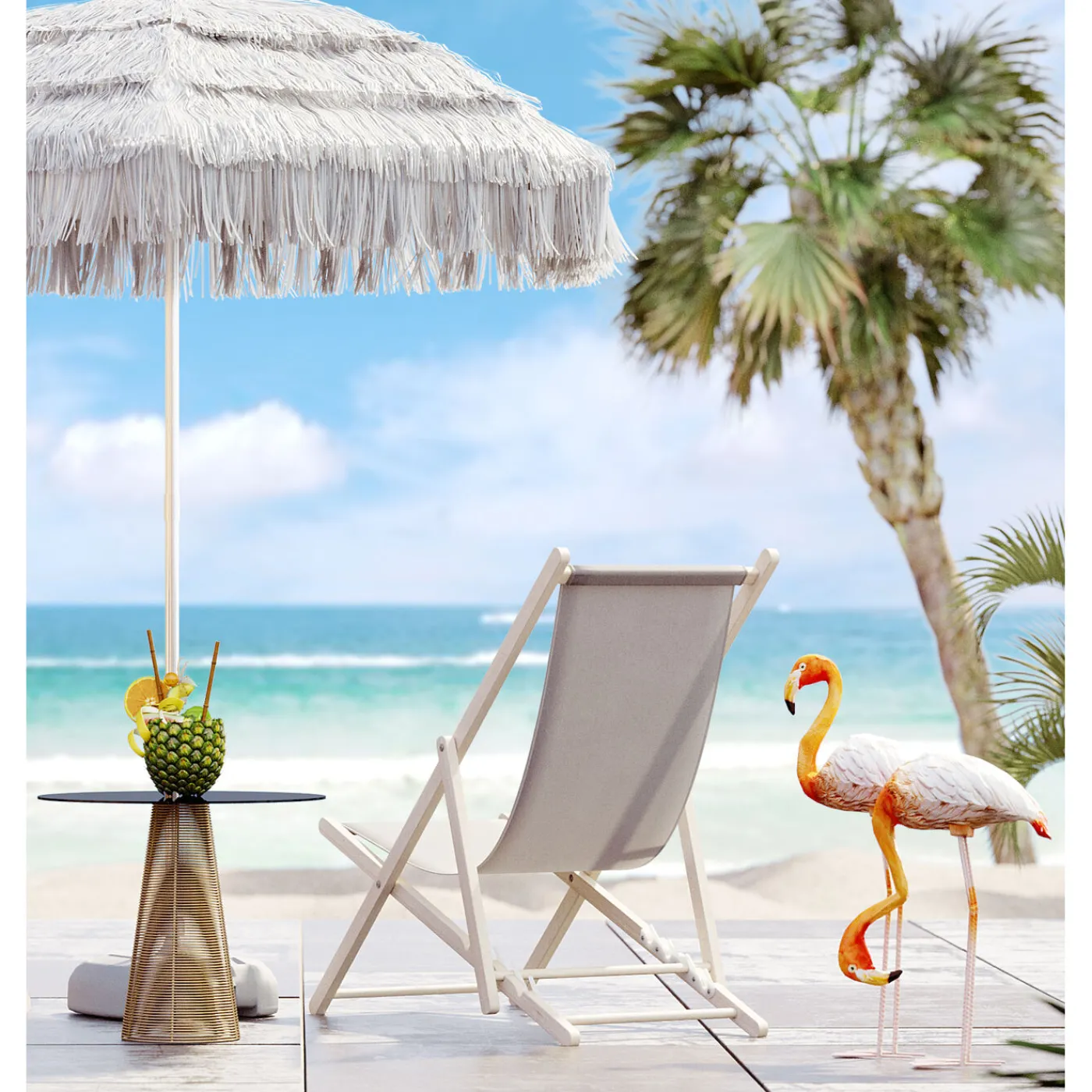 KARE Design Transat Easy Summer Gris