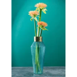 KARE Design Vase Barfly Bleu Clair 43Cm