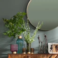 KARE Design Vase Barfly Bleu Clair 43Cm