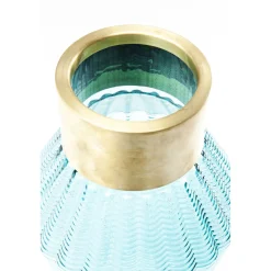 KARE Design Vase Barfly Bleu Clair 43Cm