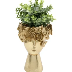 KARE Design Vase Décoratif Flowercrown Dore 20Cm