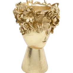 KARE Design Vase Décoratif Flowercrown Dore 20Cm