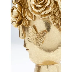 KARE Design Vase Décoratif Flowercrown Dore 20Cm