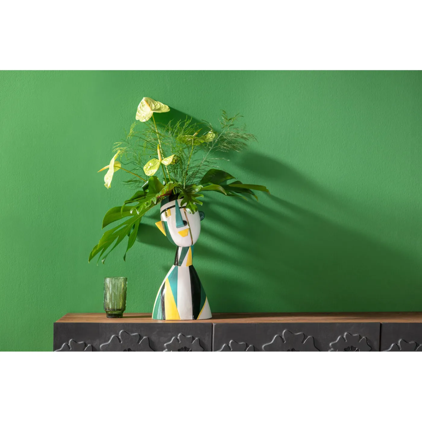 KARE Design Vase Décoratif Happy Face 43Cm