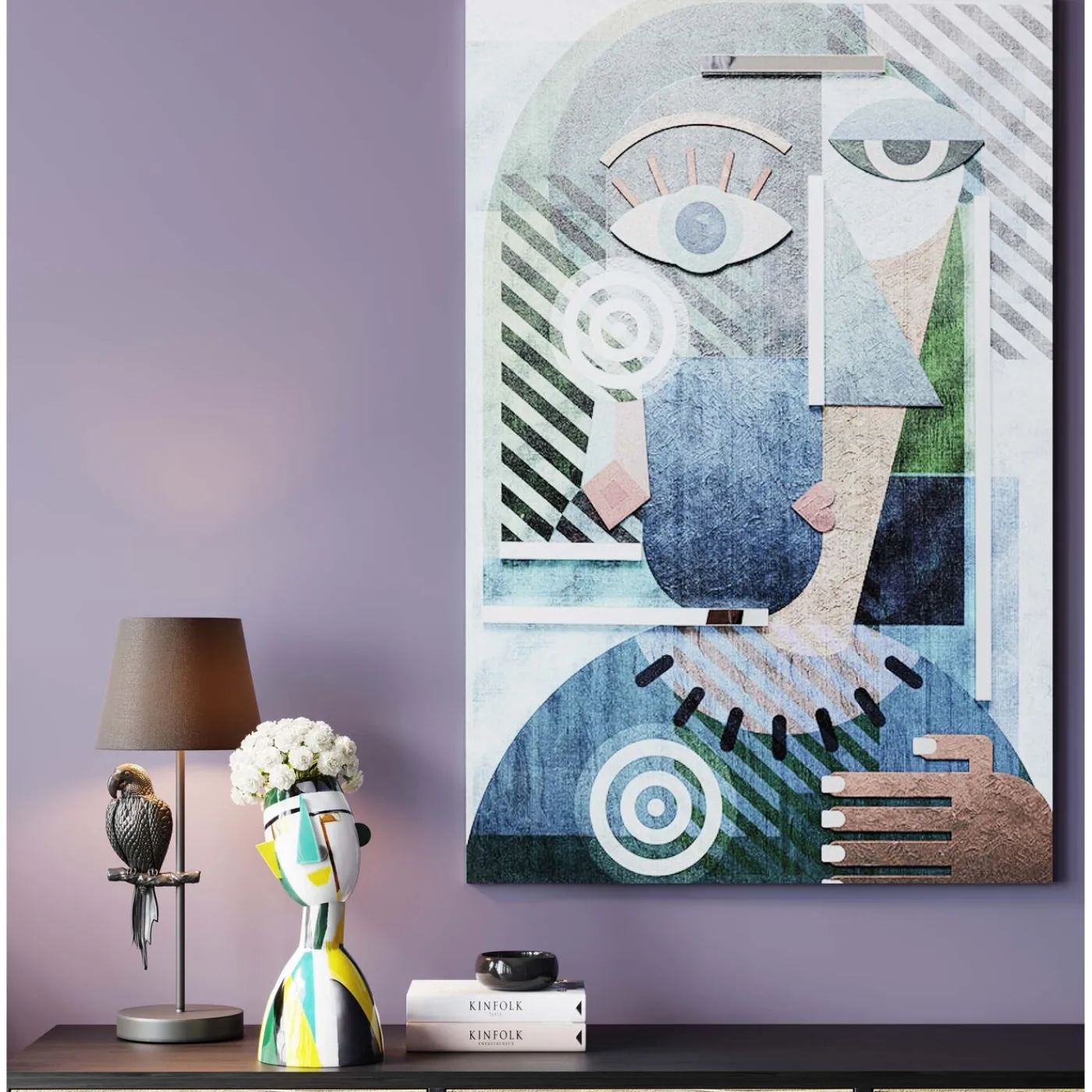 KARE Design Vase Décoratif Happy Face 43Cm