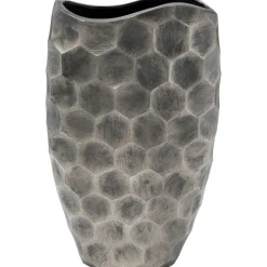 KARE Design Vase Décoratif Sacramento Comb Argente 59Cm