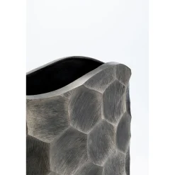 KARE Design Vase Décoratif Sacramento Comb Argente 59Cm