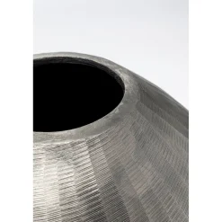 KARE Design Vase Décoratif Sacramento Carving Argente 30Cm