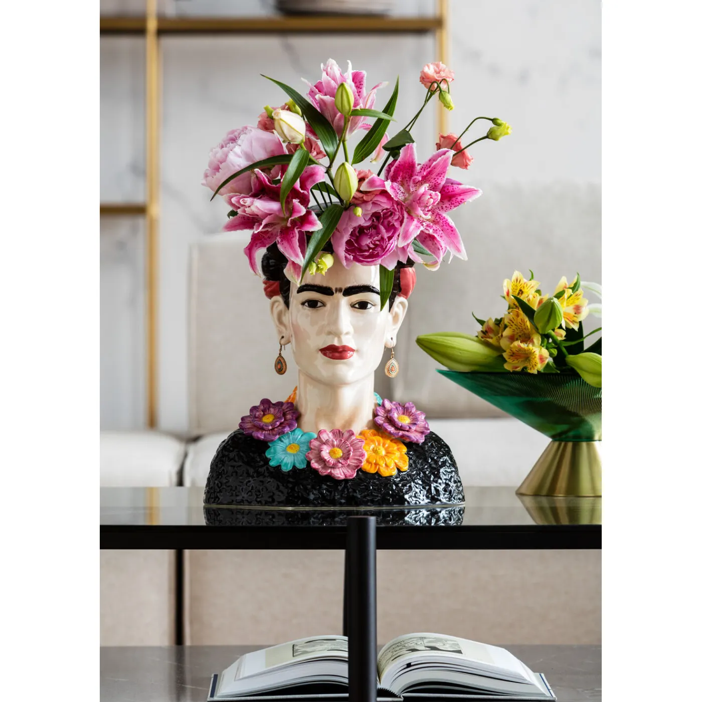 KARE Design Vase Décoratif Style Muse Flowers 34Cm