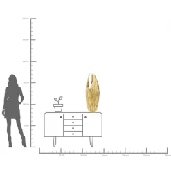 KARE Design Vase Feathers Dore 91