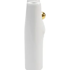 KARE Design Vase Funny Teeth Blanc 16Cm