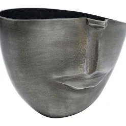 KARE Design Vase Half Face Anthracite 31Cm