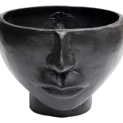 KARE Design Vase Half Face Noir 23Cm