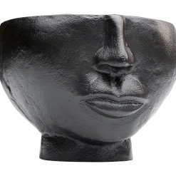 KARE Design Vase Half Face Noir 23Cm
