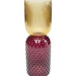 KARE Design Vase Marvelous Duo Jaune Violet 38Cm