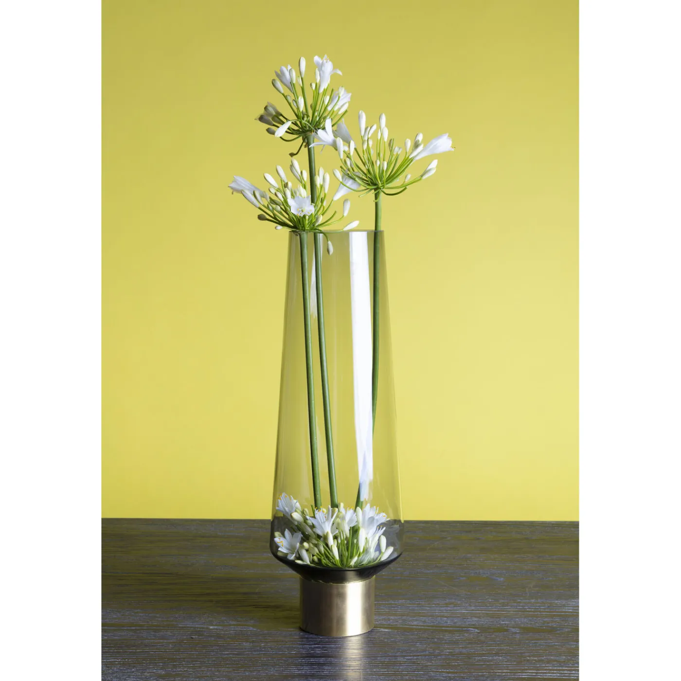 KARE Design Vase Noble Ring Gris 40Cm