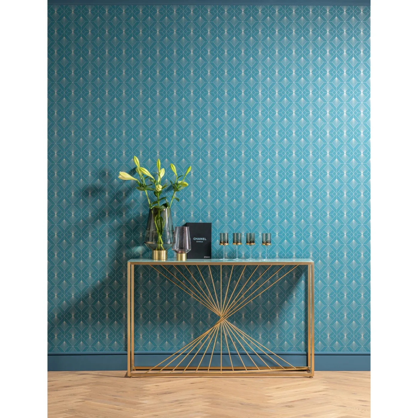 KARE Design Vase Noble Ring Marron 40Cm