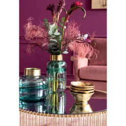 KARE Design Vase Positano Belly Vert 28Cm