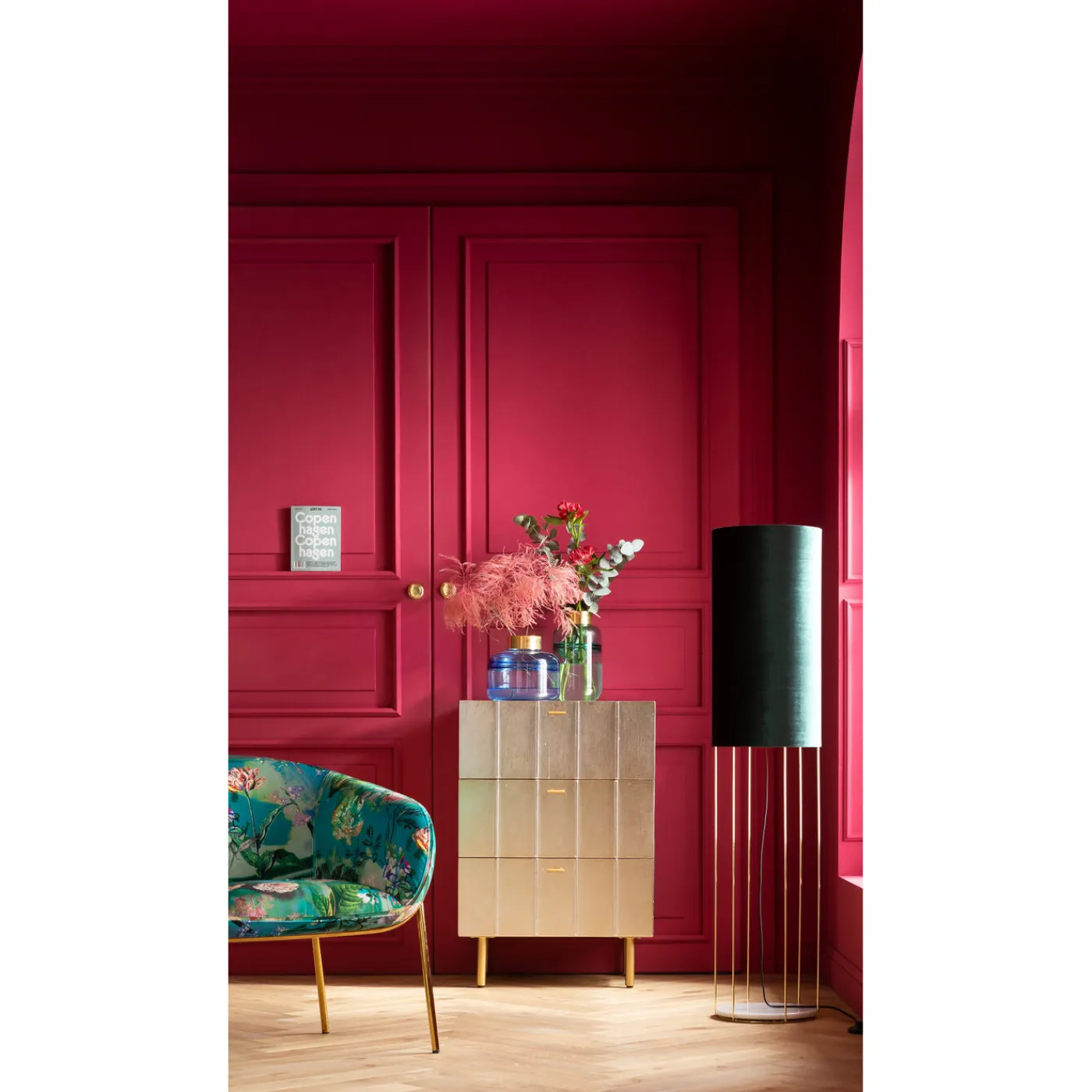 KARE Design Vase Positano Belly Vert 28Cm