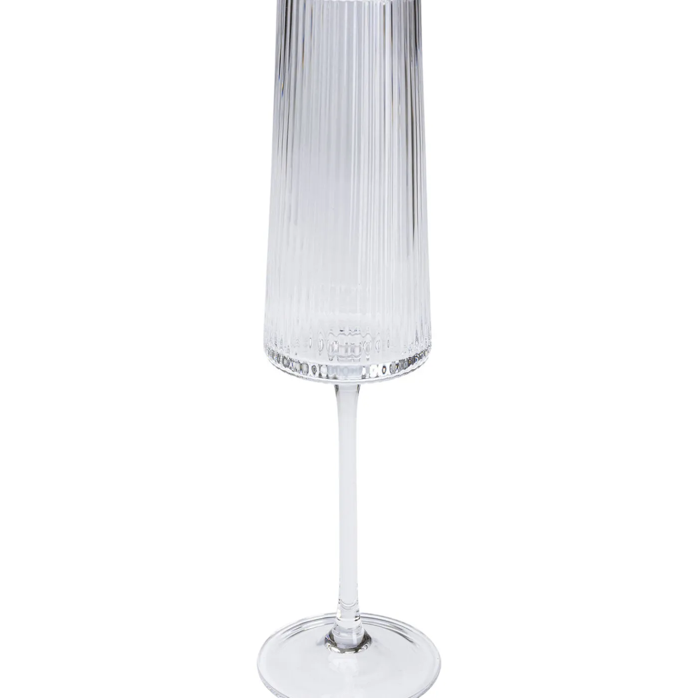 KARE Design Verre À Champagne Riffle