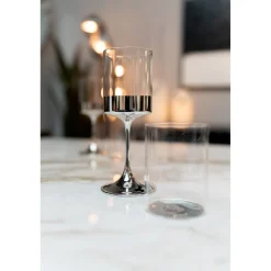 KARE Design Verre A Vin Electra Argente