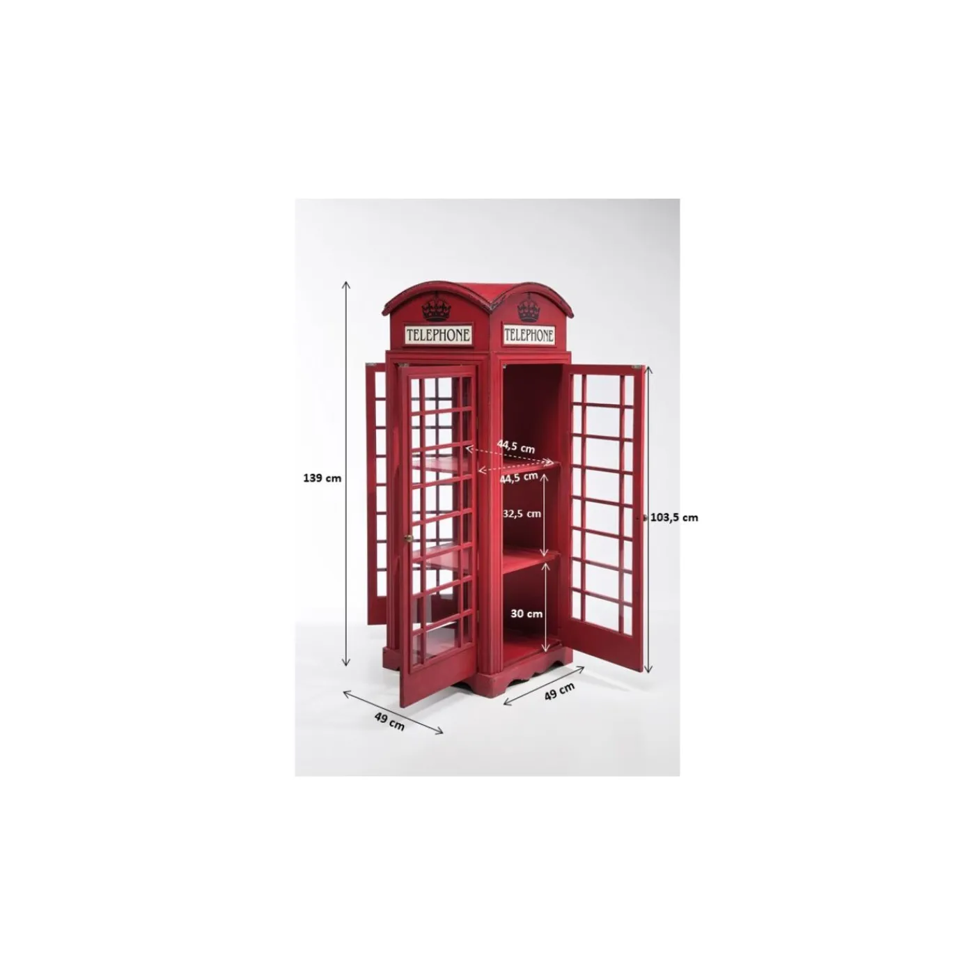 KARE Design Vitrine London Telephone