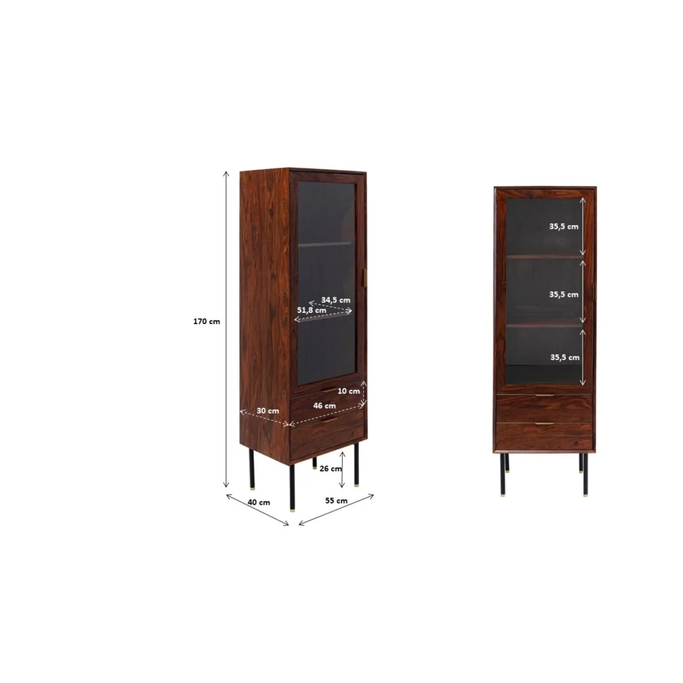 KARE Design Vitrine Ravello 170X55